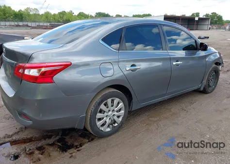 2017 Nissan Sentra S из США, поврежденный, VIN 3N1AB7AP0HY374194